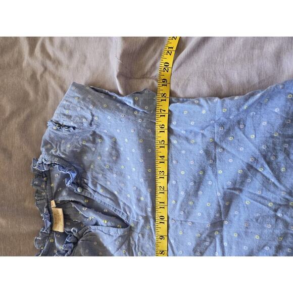 Rungolee Women XS Kassidy Petit Daisy Boho Peasant Blouse Top Relaxed Fit Beachy - Picture 6 of 8